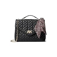 Anne Klein Women's Quilted Flap Shoulder Bag, One Size
