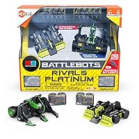 BattleBots Rivals Platinum (Whiplash & Sawblaze), Remote Control Robot Toys for Kids, STEM Toys for Boys and Girls Ages 8 & Up, Batteries Included
