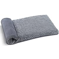 Heating Pad Microwavable 8'' x 17'' with Washable Cover, Microwave Heating Pad for Pain Relief, Moist Rice Heating Pad for Cramps, Shoulder, Warm Cold Compress for Muscles, Joints (Gray)