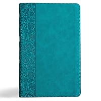 CSB Thinline Bible,Teal LeatherTouch, Red Letter, Presentation Page, Sewn Binding, Full-Color Maps, Easy-to-Read Bible Serif Type CSB Thinline Bible,Teal LeatherTouch, Red Letter, Presentation Page, Sewn Binding, Full-Color Maps, Easy-to-Read Bible Serif Type Imitation Leather