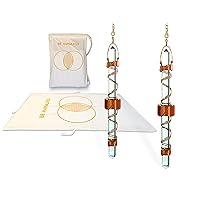 Magnetic Healing Mat System with Two 7 Inch Quartz Crystal Etheric Weavers