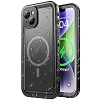 SPORTLINK for iPhone 14 Plus Case Waterproof - Buit in Screen Protector [Compatible with MagSafe][IP68 Underwater][6.6FT Military Dropproof][Dustproof] Full Body Shockproof Phone Case 6.7