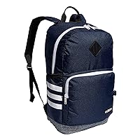 adidas Classic 3S 4 Backpack, Collegiate Navy/Jersey Onix Grey/White, One Size