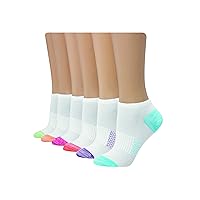 Hanes Women's Socks, Lightweight Breathable Socks, No Show and Super No Show, 6-Pack