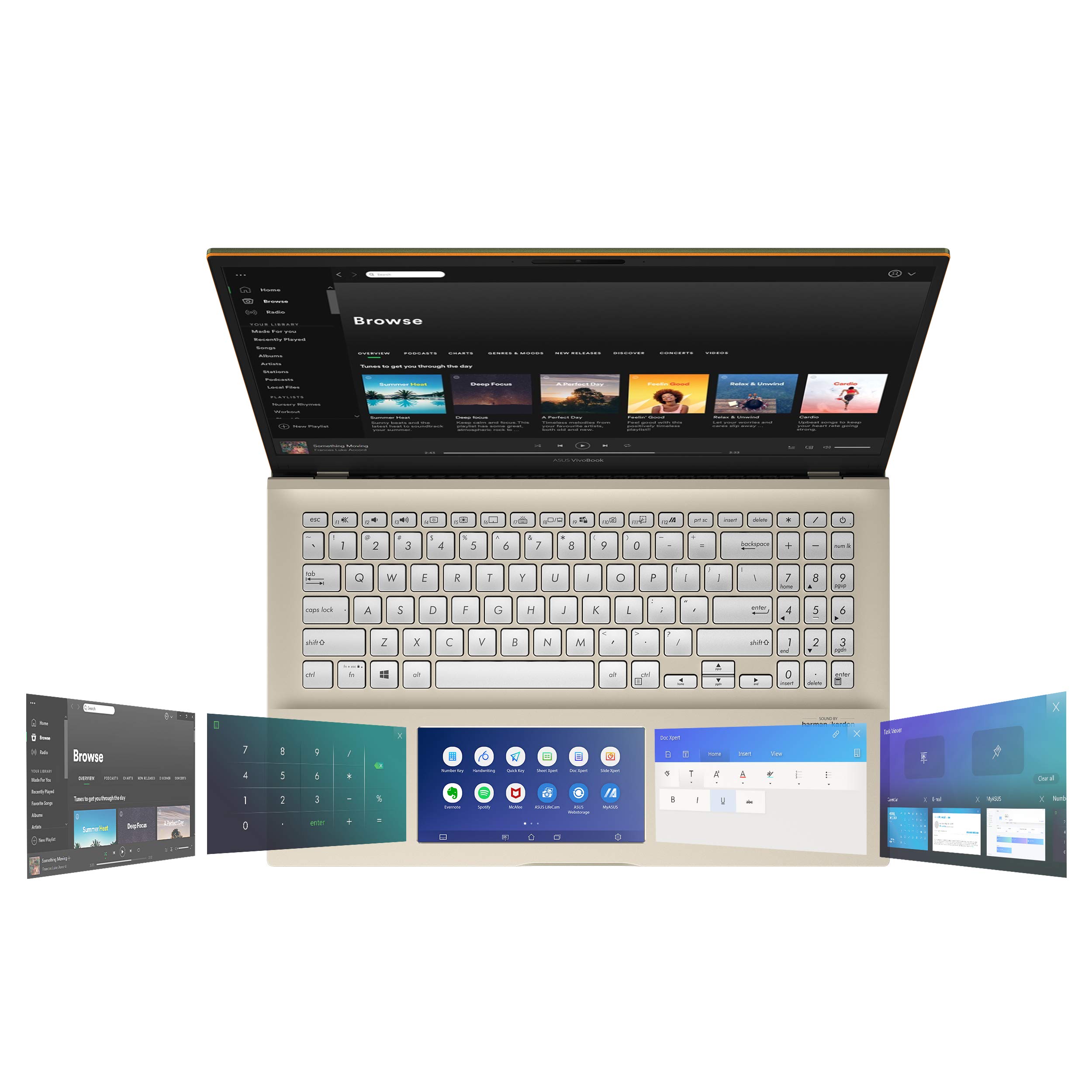 ASUS VivoBook S15 Thin & Light Laptop, 15.6” FHD, Intel Core i5-8265U CPU, 8GB DDR4 RAM, PCIe NVMe 512GB SSD, Windows 10 Home, S532FA-DB55-GN, Moss Green