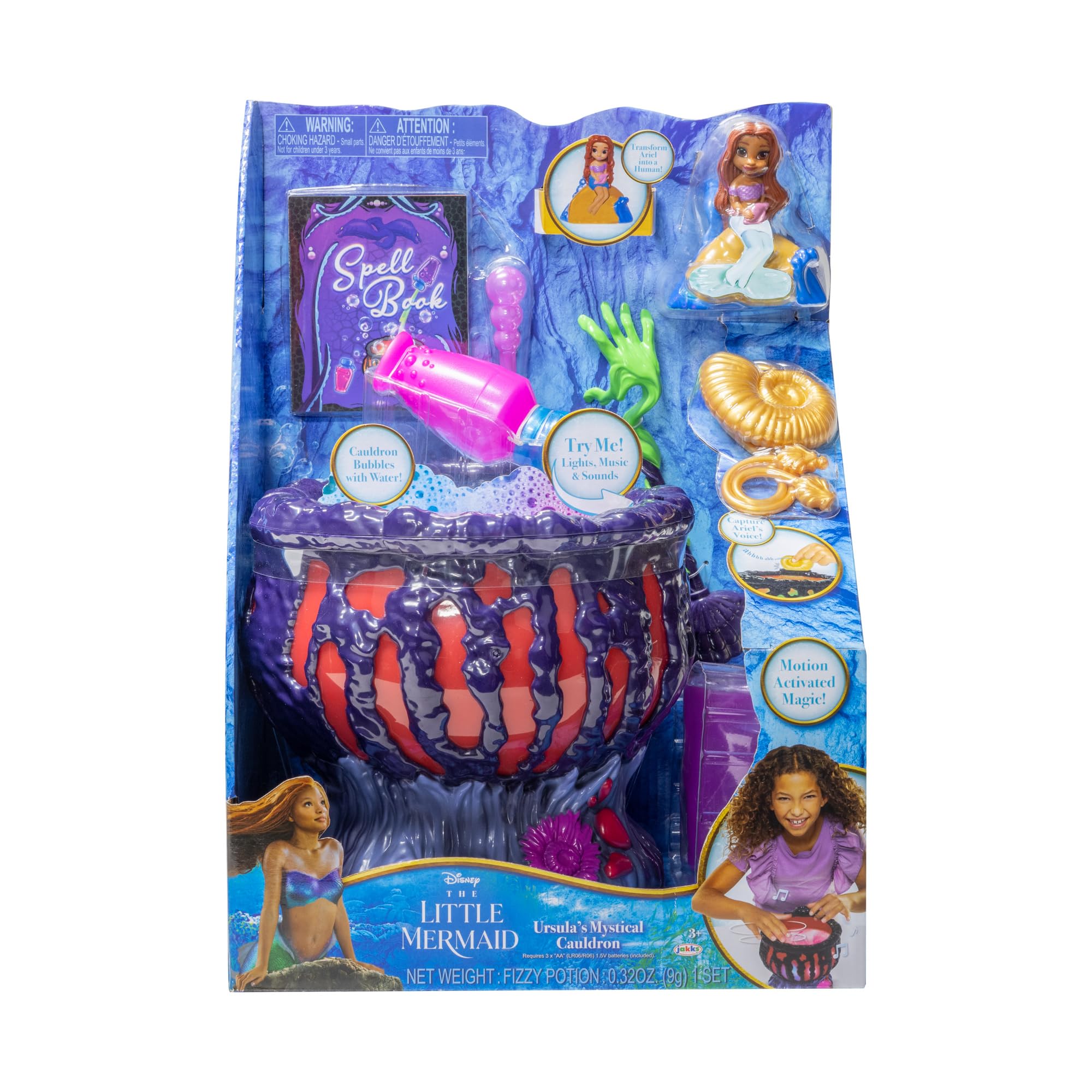 Disney The Little Mermaid Ursula's Mystical Cauldron with Lights, Sounds & Music!