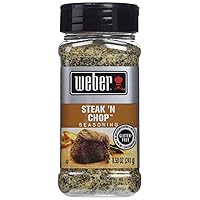 Weber Steak N' Chop Seasoning 8.5 oz (Pack of 2)