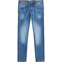 Lucky Brand Boys' Classic Fit Straight Leg Denim Jeans, 5-Pocket Style, Zipper Fly & Button Closure
