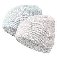 Achiou Winter Cuffed Beanie Daily Hats for Men Women