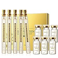 Instalift Korean Protein Thread Lifting Set, Soluble Protein Thread and Nano Gold Essence Combination, Instalift Protein Thread Lifting Set, Absorbable Collagen Thread for Face Lift (1Set+6Pcs)