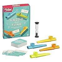 Ridley’s Kazoo That Tune Song Guessing Game – Fun Song Games for Families, Fast-Paced Game for 2-4 Players, Ages 8+ – Includes 4 Kazoos and over 200 Well-Known Tunes