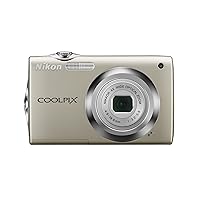 Nikon Coolpix S3000 12 MP Digital Camera with 4x Optical Vibration Reduction (VR) Zoom and 2.7-Inch LCD (Silver)