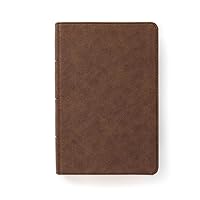 CSB Single-Column Compact Bible, Brown LeatherTouch, Black Letter, Presentation Page, Full-Color Maps, Easy-to-Read Bible Serif Type CSB Single-Column Compact Bible, Brown LeatherTouch, Black Letter, Presentation Page, Full-Color Maps, Easy-to-Read Bible Serif Type Imitation Leather