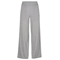 boxercraft Evelyn Wide Leg Pant for Women with Shirred/Ruffled Waistband, Adult Sizes