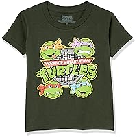Teenage Mutant Ninja Turtles Boys' Toddler Short Sleeve T-Shirt