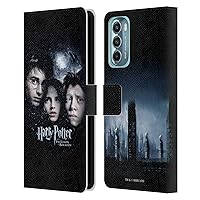 Head Case Designs Officially Licensed Harry Potter Ron, Harry & Hermione Poster 3 Prisoner of Azkaban IV Leather Book Wallet Case Cover Compatible with Motorola Moto G Stylus 5G (2022)