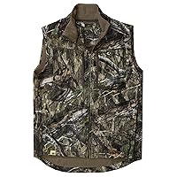 Mossy Oak Sherpa 2.0 Fleece Lined Camo Hunting Vest for Men, Camouflage Clothing