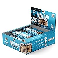 REDCON1 MRE Protein Bar, Cookies N' Cream - Contains MCT Oil + 20g of Whole Food Protein - Easily Digestible, Macro Balanced Low Sugar Meal Replacement Bar (12 Bars)
