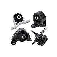 Engine and Transmission Mount Set of 4 - Fits Honda Civic 2001 - 2005 1.7L with Automatic Trans - Replaces 50840-S5A-A81, 50840-S5A-990,50810-S5A-013, 50810-S5A-992, A6595, A6588, A6591, A4511