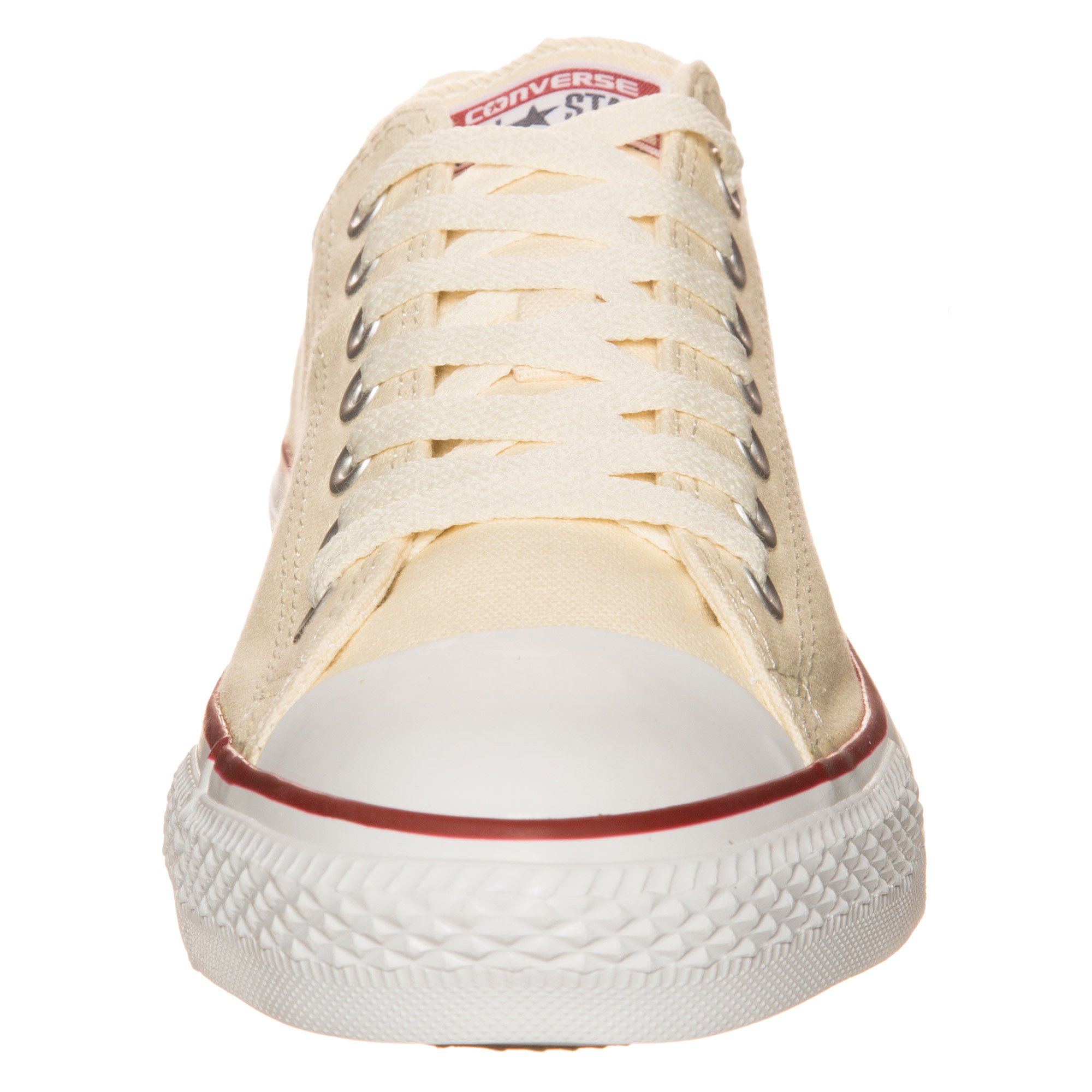 Converse Unisex Chuck Taylor All Star Low Top Natural White Sneakers - 8 B(M) US Women / 6 D(M) US Men