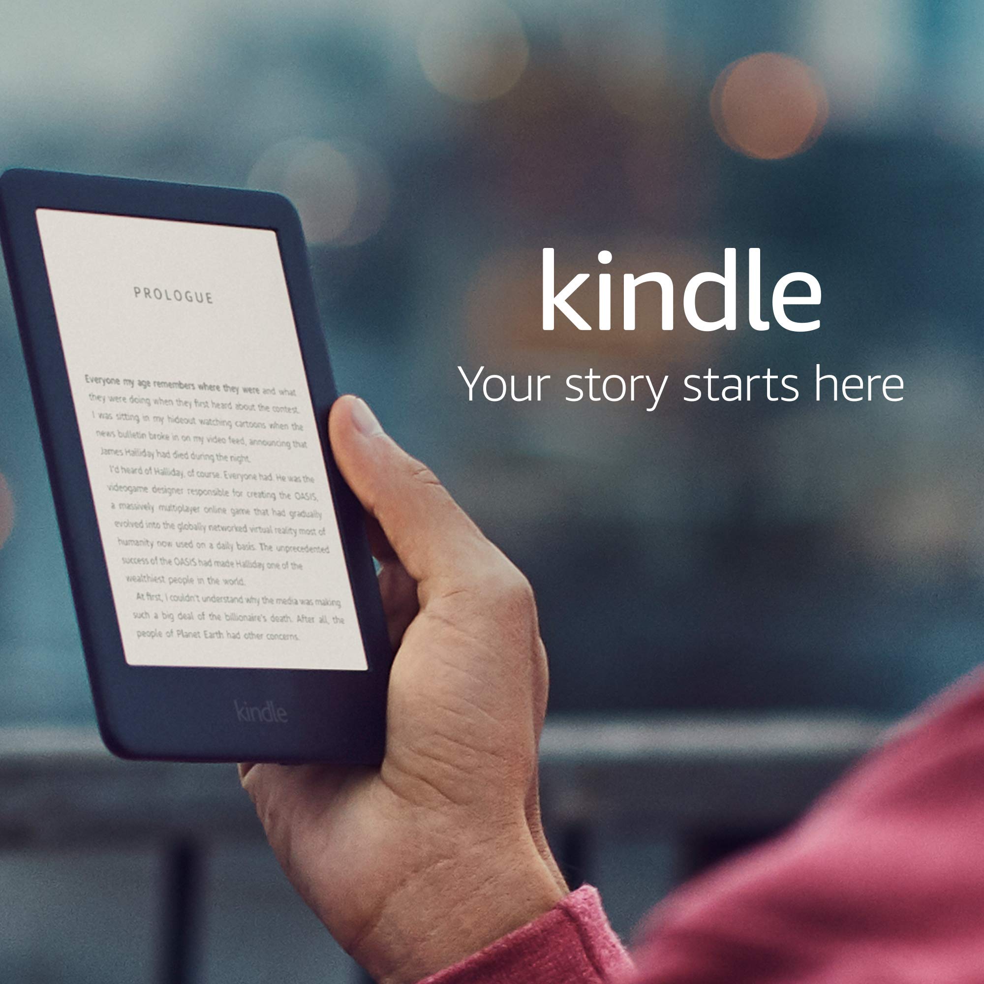All-new Kindle - Now with a Built-in Front Light - Black - Includes Special Offers