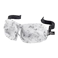 Bucky 40 Blinks No Pressure Printed Eye Mask for Travel & Sleep, Marble, One Size