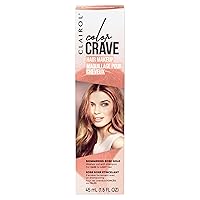 Color Crave Temporary Hair Color Makeup, Shimmering Rose Gold Hair Color, 1 Count