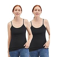 Motherhood Maternity Women's Clip Down Nursing Tank Top Cami for Breastfeeding XS-3X Available in 1 & 2 Packs