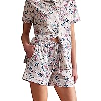 Verabradley Womens Cotton Pajama Shorts With Pockets (Extended Size Range)