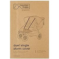 Mountain Buggy Duet Single Storm Cover, Clear