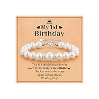 UPROMI First Birthday Gifts for Girls Bracelet