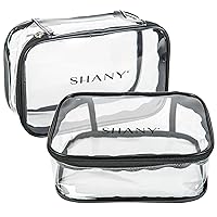 SHANY Slumber Party Cosmetics Clear Travel Bag - Waterproof Multi-use Makeup, Nail and Travel Storage - 1 Count