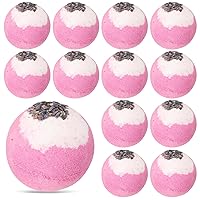 12 Pcs Bath Bombs for Women Gift Natural Bath Bombs with Essential Oils Shea Butter Christmas Gifts for Women, Mom, Stocking Stuffers Girls Kids, Spa Self Care Gifts (Lavender)