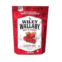 Wiley Wallaby Australian Style Gourmet Licorice, Red Licorice, 10 Ounce Bag