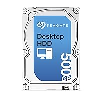 (Old Model) Seagate 500GB Desktop HDD Sata 6Gb/s 16MB Cache 3.5-Inch Internal Bare Drive (ST500DM002)
