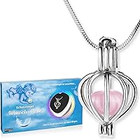 Brubaker Guardian Angel Wish Pearl Necklace, with Pendant and Shell with Real Pearl, Jewellery, Gift Set
