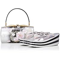 Zori Sandals, Handbag Set, Japanese Style, Made in Japan