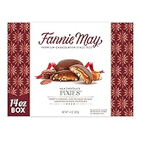 Fannie May, Premium Milk Chocolate, Pixies, Holiday Gift Box, 14 Oz