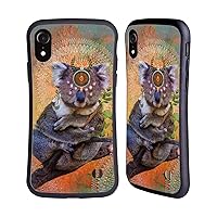 Head Case Designs Officially Licensed JENA DellaGrottaglia Koala Animals Hybrid Case Compatible with Apple iPhone XR
