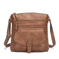 KouLi Buir Crossbody Purses for Women - PU Leather Shoulder Handbags Sling Bag Crossboby Bags Medium Multi Pockets