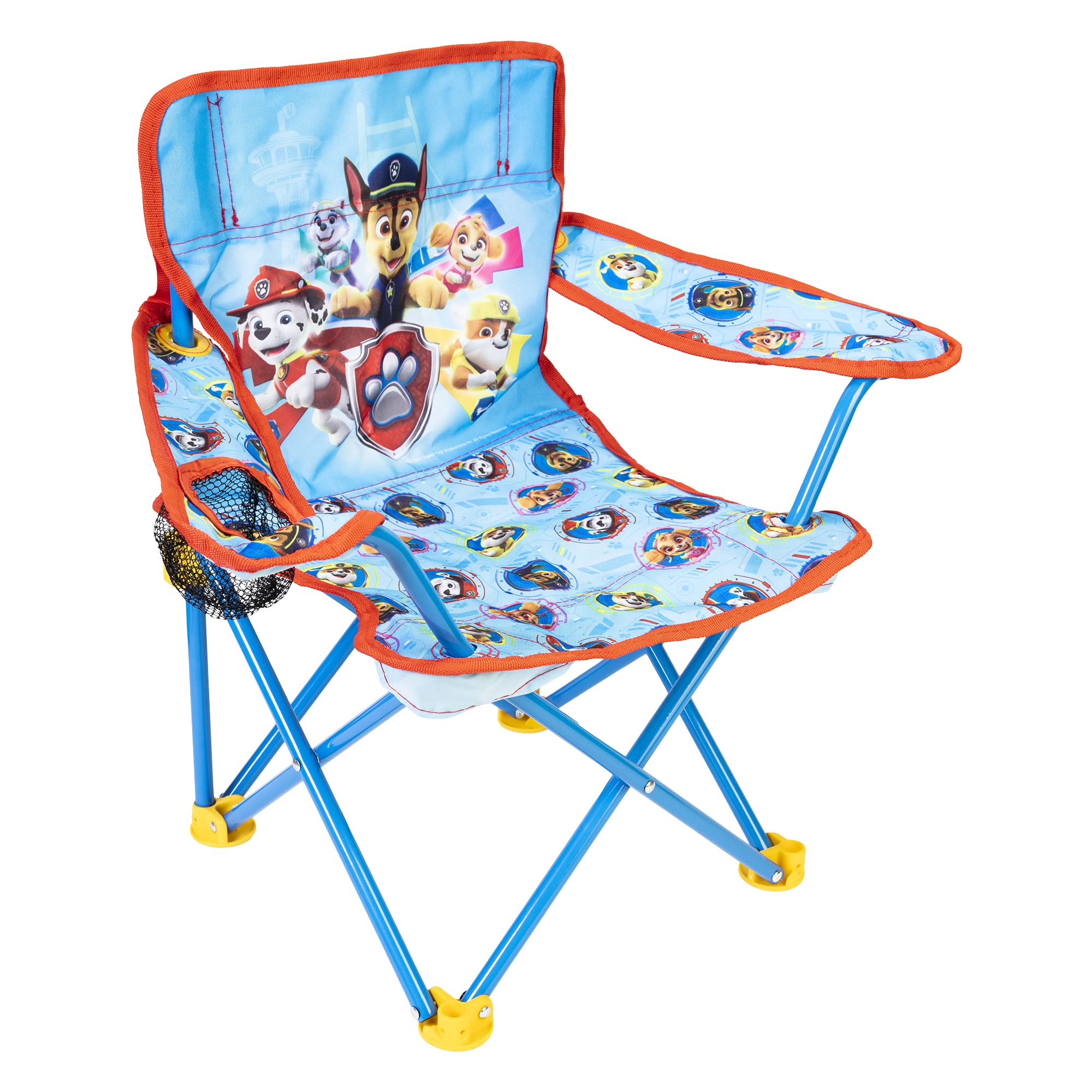 Paw Patrol Kids Camping Chair, Camp Fold N Go Chair with Carry Bag