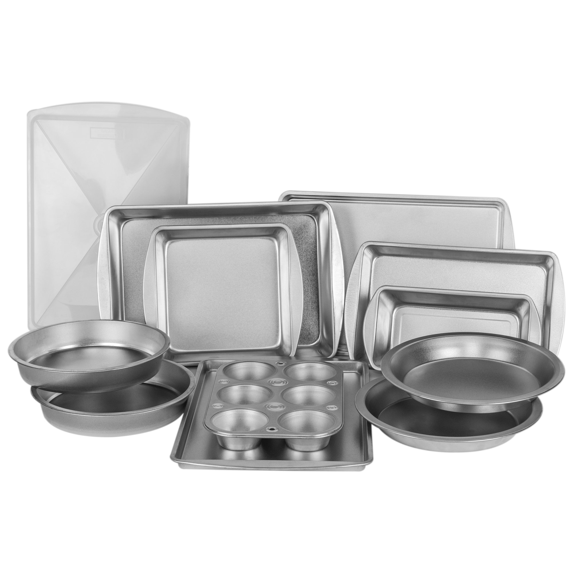 G & S Metal Products Company EZ Baker Uncoated, Steel 12Piece Bakeware Set
