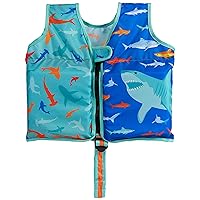 SwimWays Swim Vest, Learn to Swim Personal Flotation Device for Swim Training, Pool Floats & Swimming Pool Accessories for Kids 2-4 Years, Shark