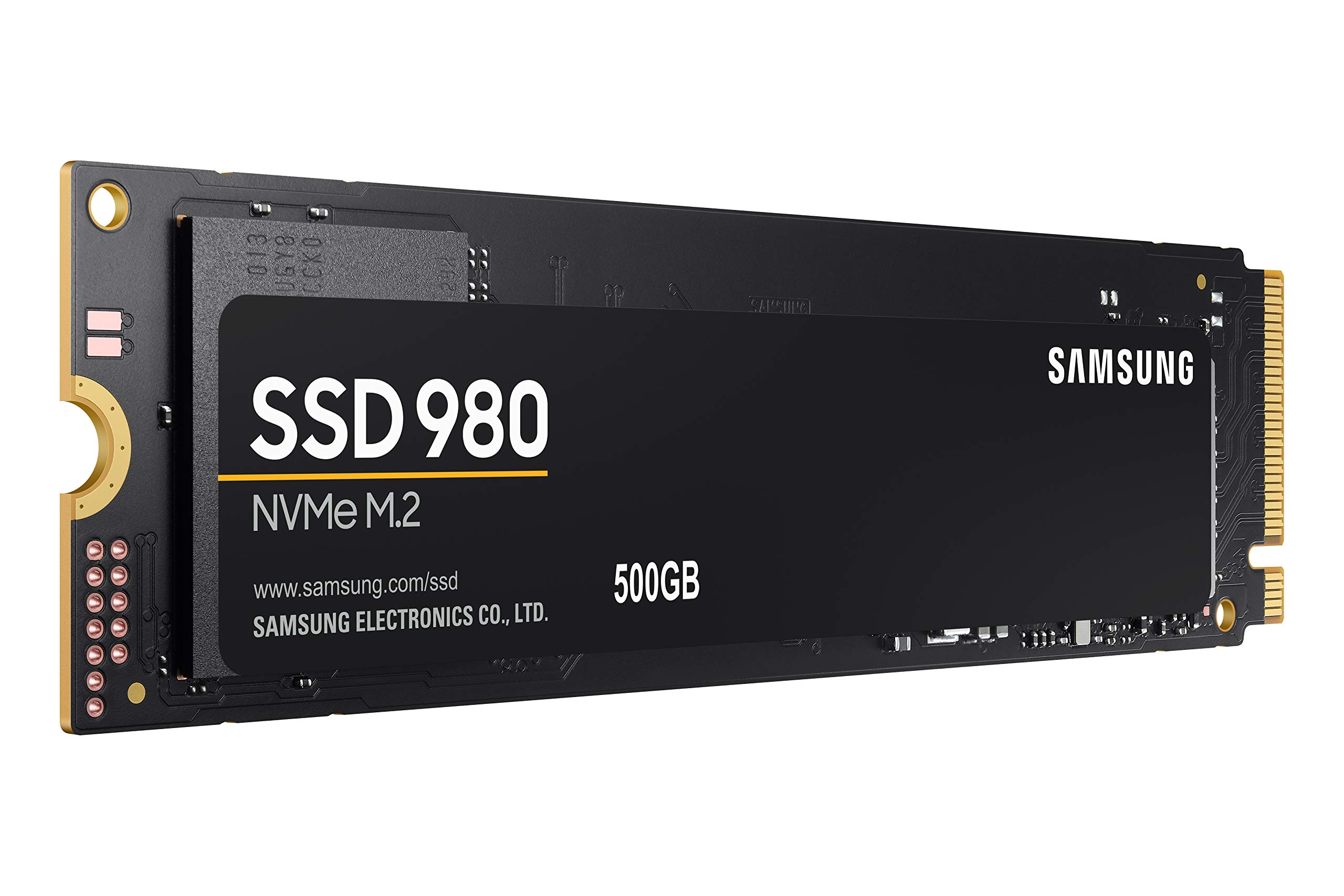 SAMSUNG 980 SSD 500GB PCle 3.0x4, NVMe M.2 2280, Internal Solid State Drive, Storage for PC, Laptops, Gaming and More, HMB Technology, Intelligent Turbowrite, Speeds up-to 3,500MB/s, MZ-V8V500B/AM