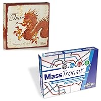 Calliope Games - Tsuro - The Game of The Path and Mass Transit, Two Great Games for Adults and Kids Ages 8 & Up