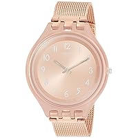 Swatch Skinchic Quartz Pink Dial Ladies Watch SVUP100M