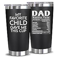 NewEleven Fathers Day Gift For Dad - Husband Gifts - Birthday Present Ideas For Father, Husband, New Dad, Bonus Dad From Daughter, Son - 20 Oz Tumbler