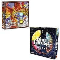 Tsuro Phoenix Rising - Family Board Game for 2-8 Players and Four Corners: Galaxy A Living Puzzle Game- Captivating Art, Strategy, and Pattern Matching Board Game - 1-6 Players Ages 8 and Up