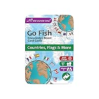 Go Fish! - Countries Flags & More - The Classic Card Game with a General Knowledge Boost for Kids & Families Ages 6+