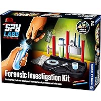 Thames & Kosmos Spy Labs Inc: Forensic Investigation Kit Includes Large Lab Setup to Collect & Analyze Evidence & Clues | Explore The Science of Detective Work | for Young Investigators